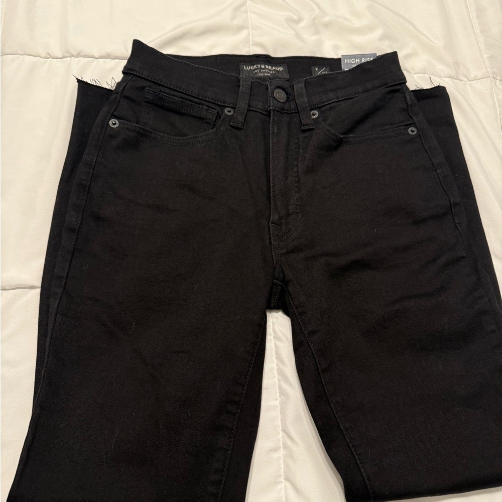 Lucky Brand Bridgette Black Skinny Jeans NWT